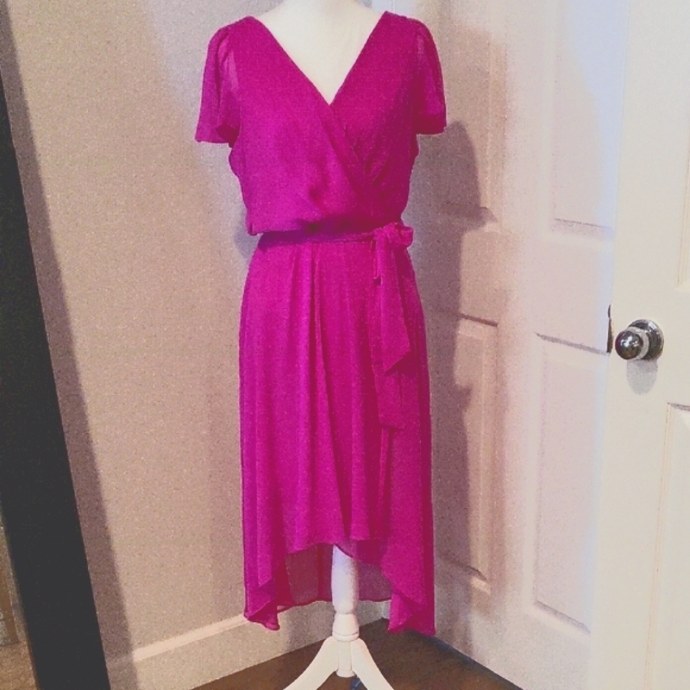 DKNY Pink Vibrant Dress  for Eye-Catching Style New With Tags